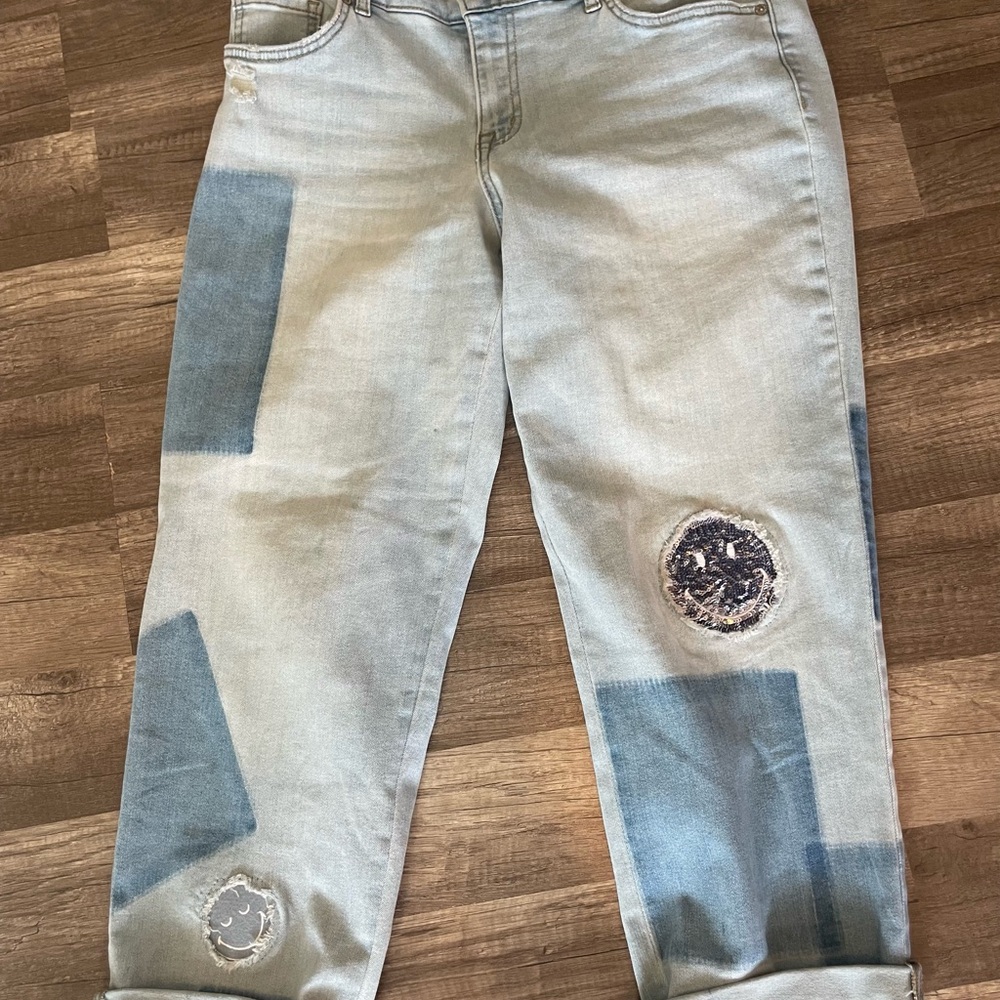 LOGO Smiley World Lori Goldstein Jeans 8 P